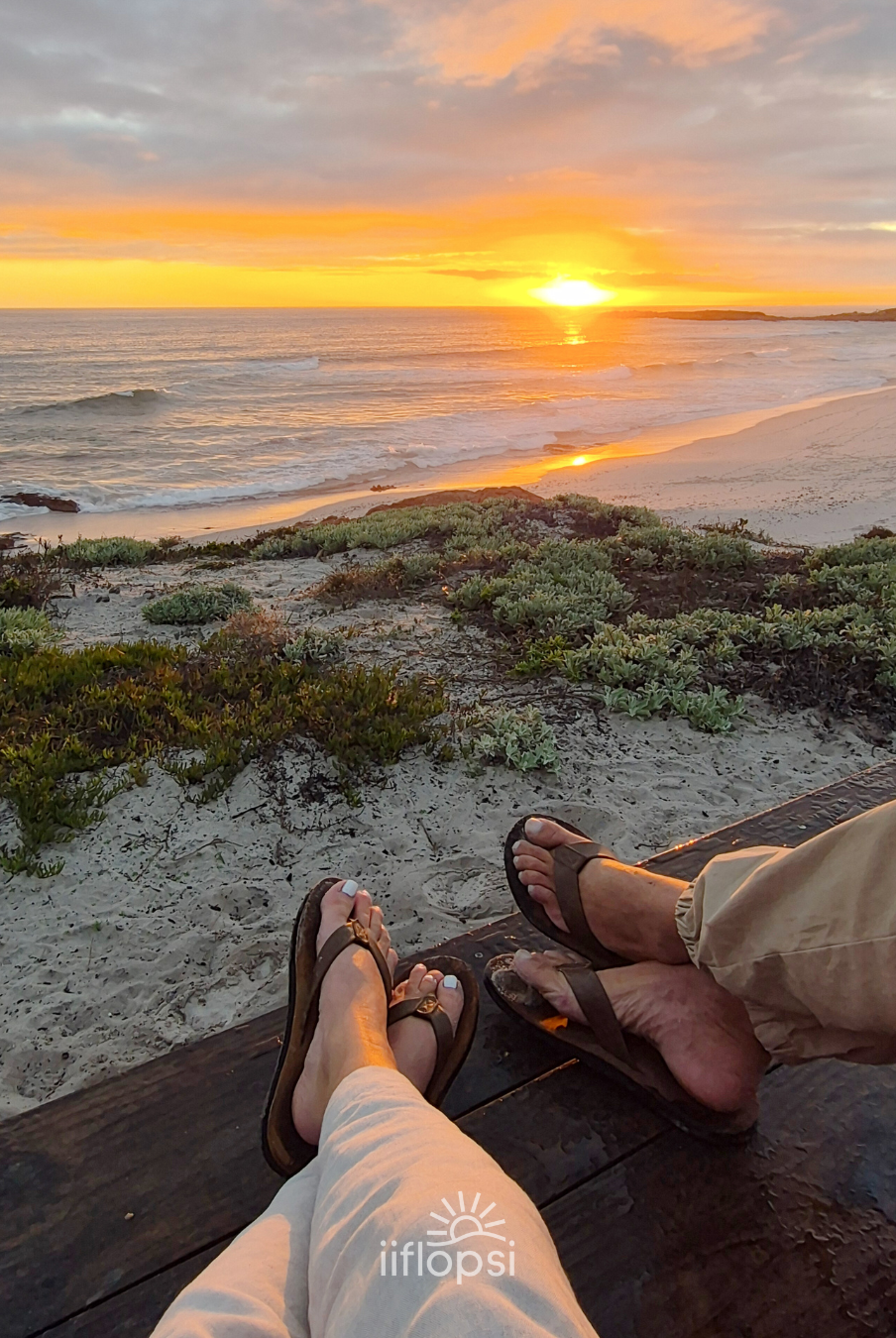 The Moment the Flip Flops Go On