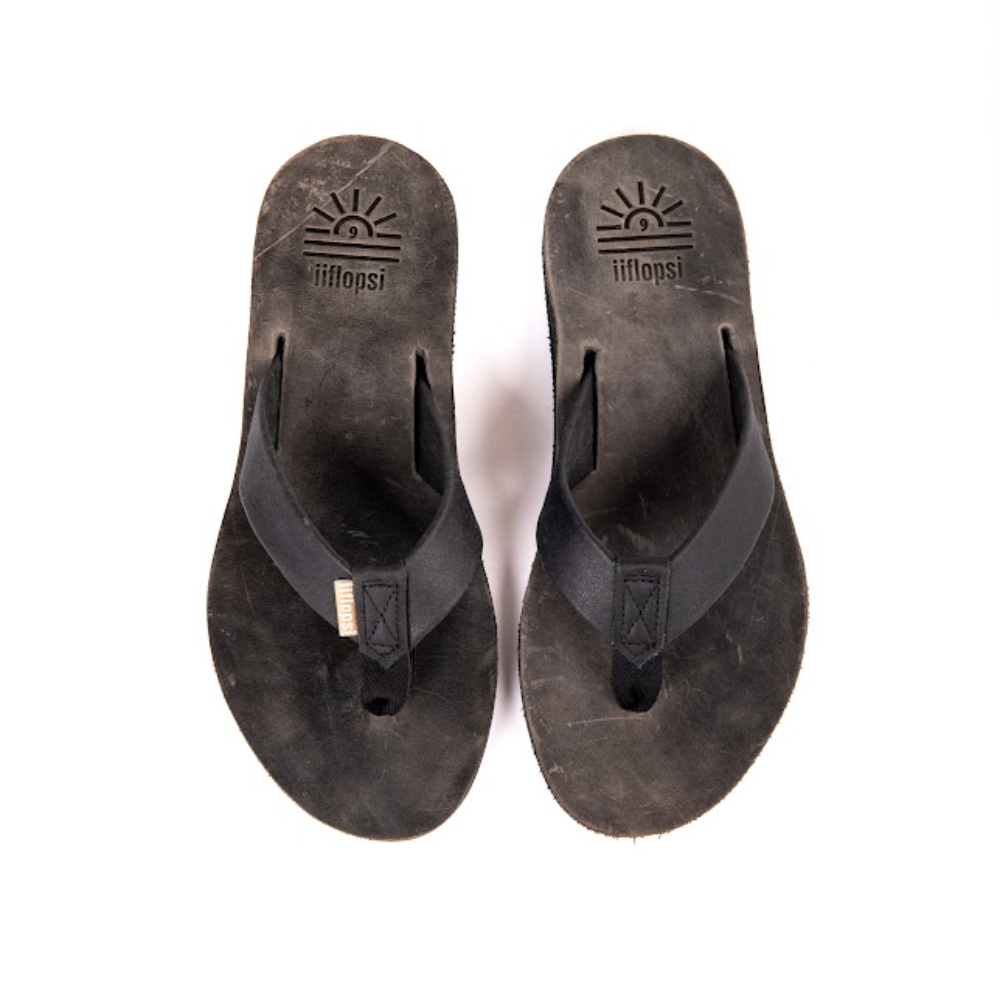 Men's Manta premium handmade leather flip flops- arch support - iiflopsi - South Africa
