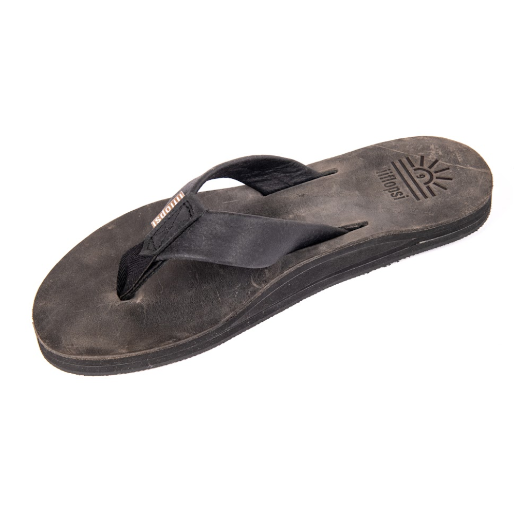Men's Manta premium handmade leather flip flops- arch support - iiflopsi South Africa