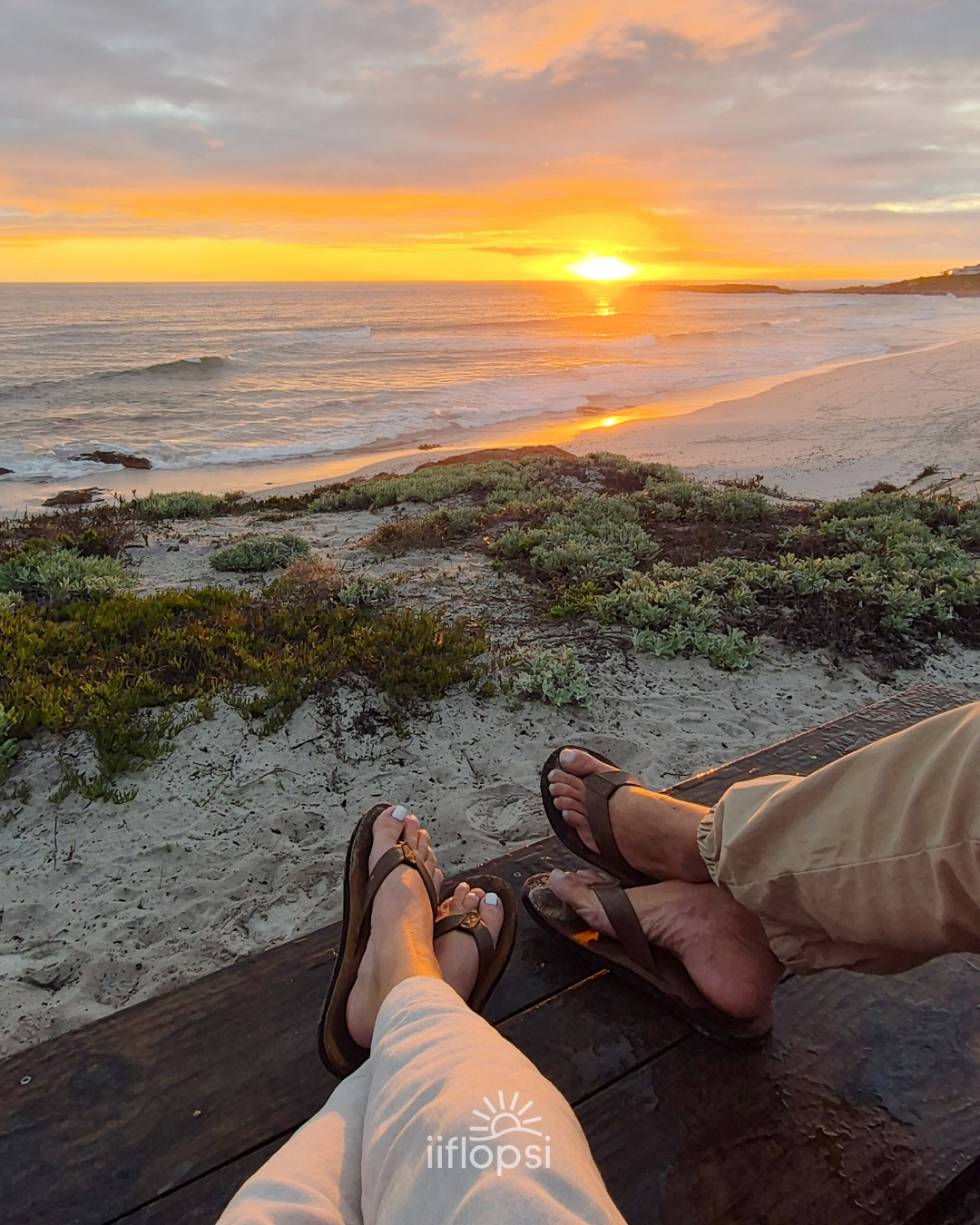 The Moment the Flip Flops Go On