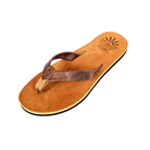 Ladies' Sunshine premium handmade leather flip flops - flat - iiflopsi - South Africa