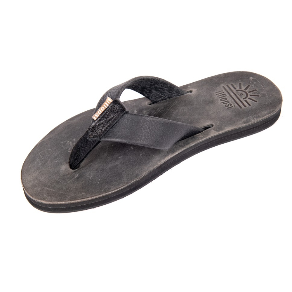 Men's Manta premium handmade leather flip flops - flat - iiflopsi - South Africa